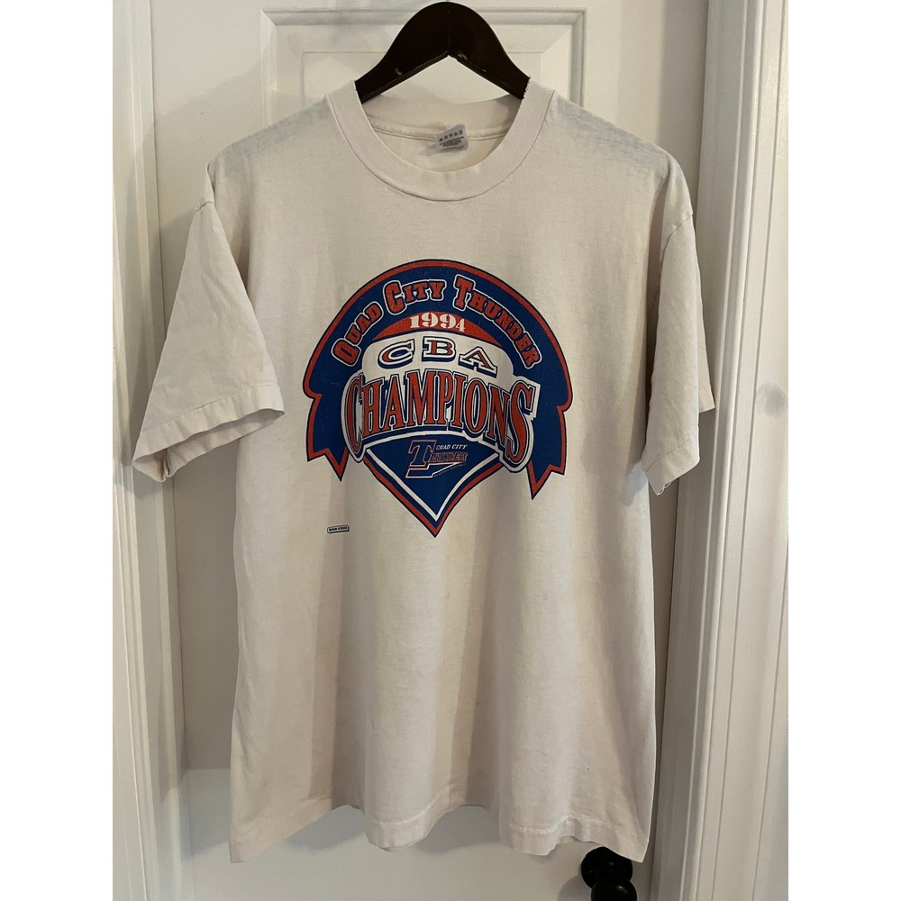 Vintage 1994 Quad City Thunder CBA Champions T